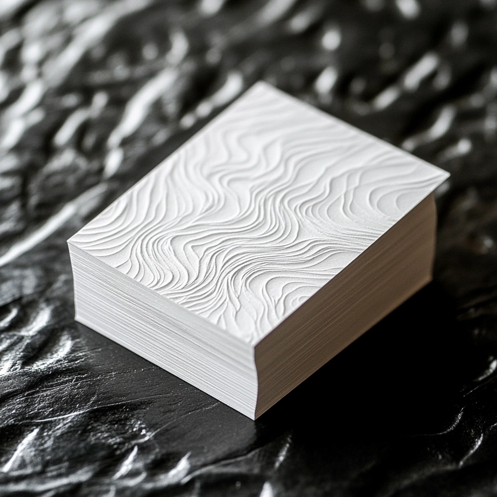 artistic paper business card